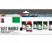 Marabu-easy marble 6x15ml assortment