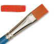 Brush Kaerell Blue 8254 No 3/4 synthetic flat short handle