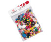 Wooden beads various colours 75g