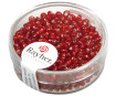 Rocailles 2.6mm silver inlet 16g 18 red