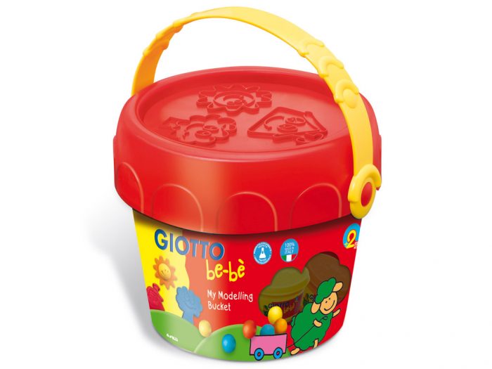 Soft modelling dough Giotto Be-Be bucket - 1/2