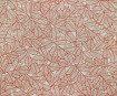 Lokta Paper 51x76cm Leaves Red on Natural