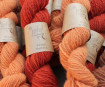Yarn natural dye 8/2 50g red colours