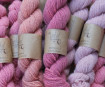 Yarn natural dye 8/2 50g pink colours