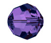 Kristāla pērle Swarovski apaļš 5000 6mm 7gab. 277 purple velvet