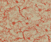 Nepalietiškas popierius A4 Magnolia Red on Brown