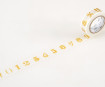 Washi dekoratyvi lipni juostelė mt ex 15mmx10m number/symbol gold