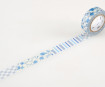 Washi dekoratyvi lipni juostelė mt ex 15mmx10m flower dark blue R