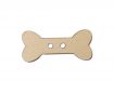 Wooden button bone 40x12mm
