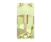 Kristāla akmentiņš Swarovski kvadrāts 4524 23x11mm 001LUMG crystal luminous green