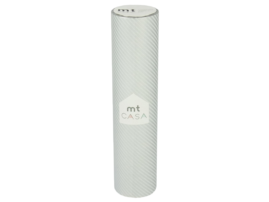 Washi teip mt casa 200mmx10m stripe silver