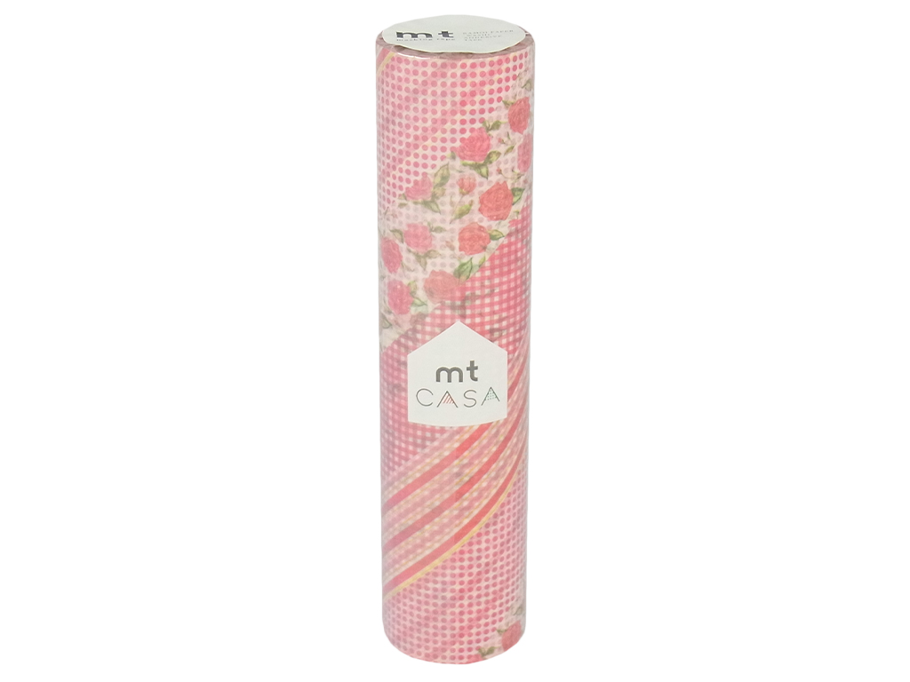 Washi teip mt casa 200mmx10m flower red
