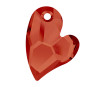 Pendant Swarovski heart 6261 27mm 001REDM crystal red magma