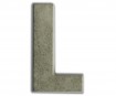 Concrete letter Aladine 5cm L