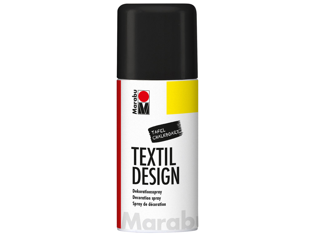 Rašomosios lentos dažai tinkantys tekstilei Textil Design aerozolis 150ml 875 black