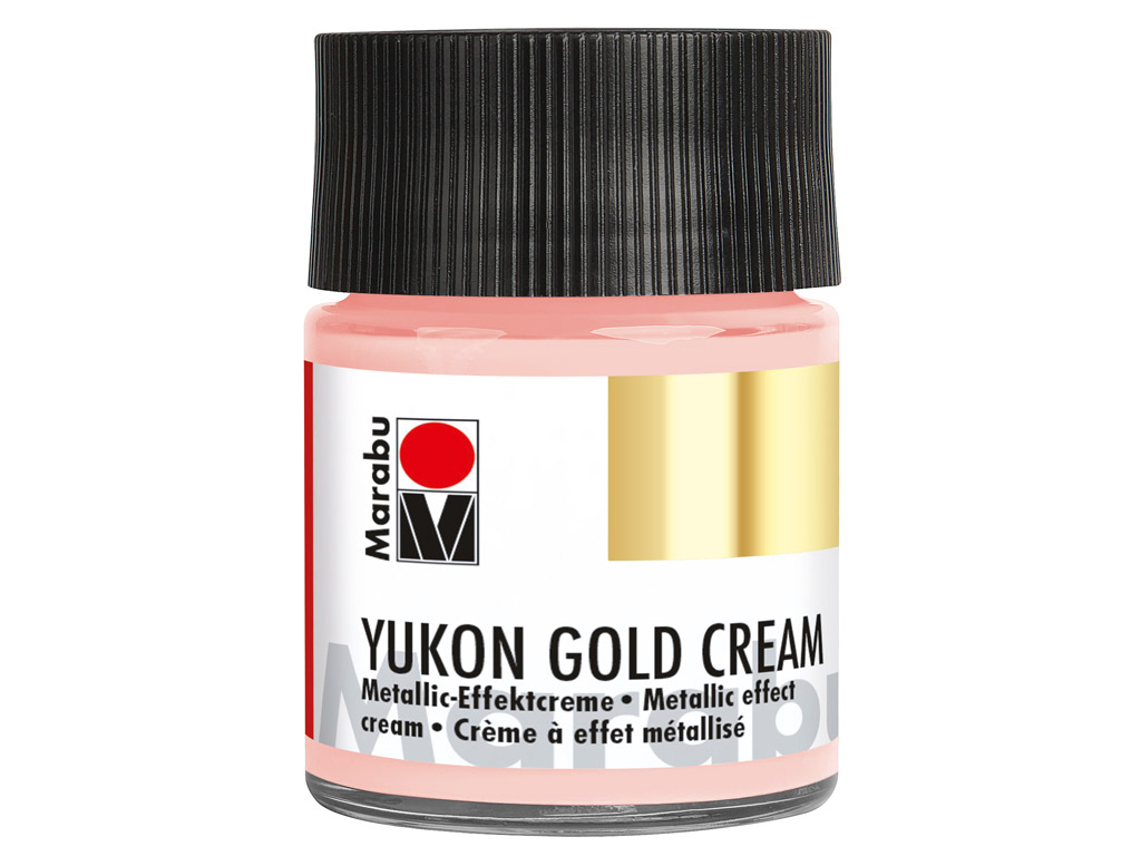 Dekoratyviniai dažai Yukon Gold Cream 50ml 734 rose gold
