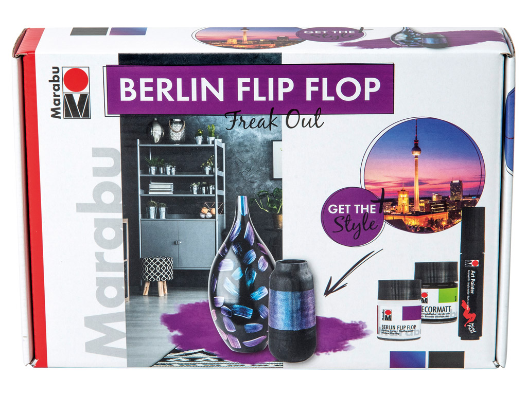 Dekoratyvinių dažų rinkinys Berlin Flip Flop Freak Out