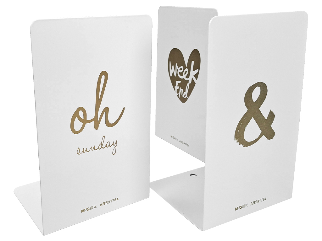 Bookend M&G from metal With Him 2pcs assorted