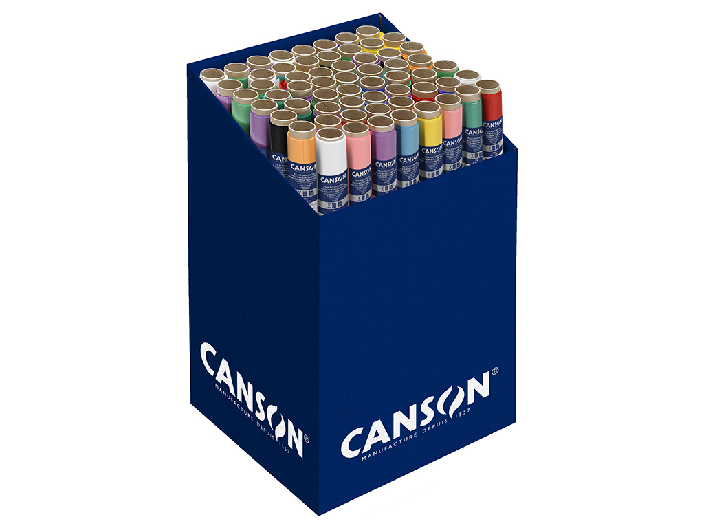 Zīdpapīrs Canson 0.5x5m asorti 50gab.