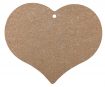 MDF-object Gomille 10x9cm h=0.6cm heart