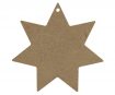 MDF-object Gomille d=10cm h=0.6cm star no.713