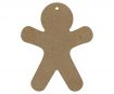 MDF-object Gomille 9x12cm h=0.6cm gingerbread