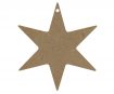 MDF-object Gomille d=11cm h=0.6cm star no.890