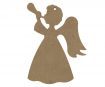 MDF-object Gomille 11x14cm h=0.6cm angel with trumpet