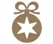 MDF-object Gomille 12x16cm h=0.6cm christmas ornament no.1307