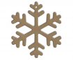 MDF-object Gomille 12x13cm h=0.6cm snowflake no.4099