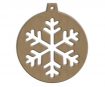 MDF-object Gomille 9x10cm h=0.6cm christmas ornament no.4093