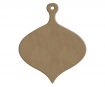 MDF-object Gomille 9x10cm h=0.6cm christmas ornament no.4095