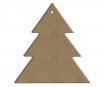 MDF-object Gomille 11x12cm h=0.6cm firtree