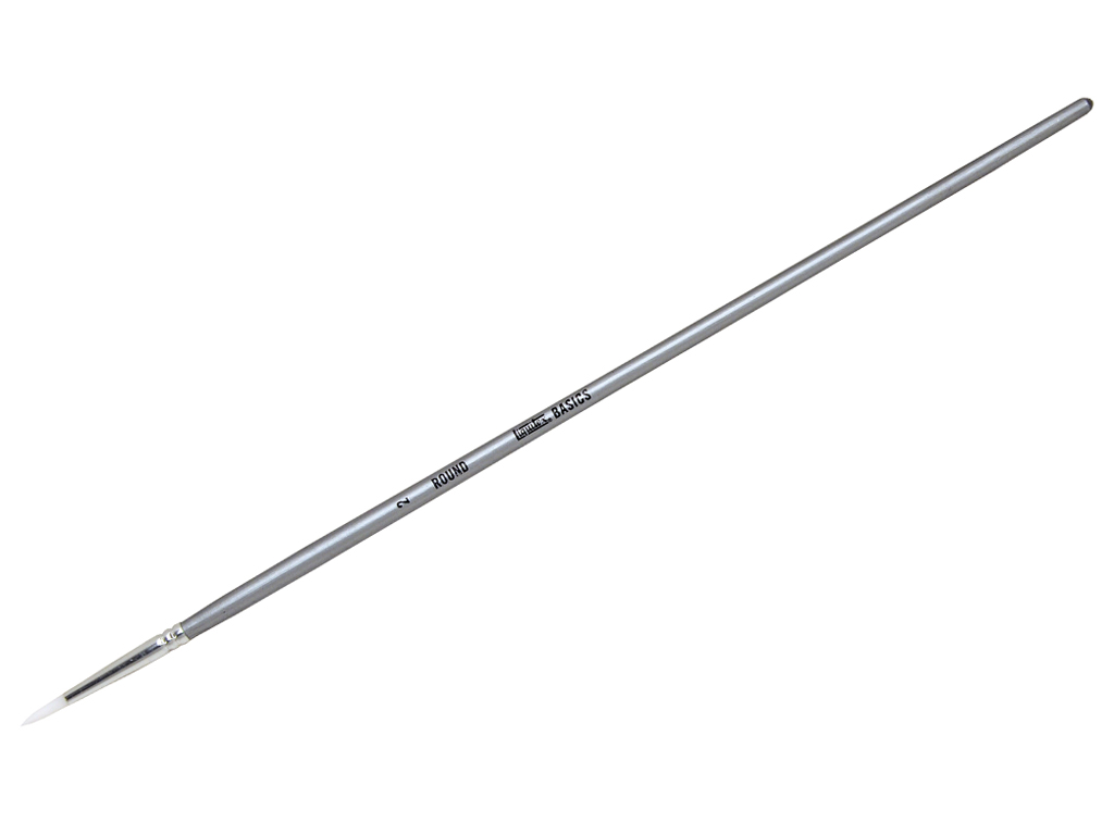 Brush Liquitex Basics synthetic round 02 long handle