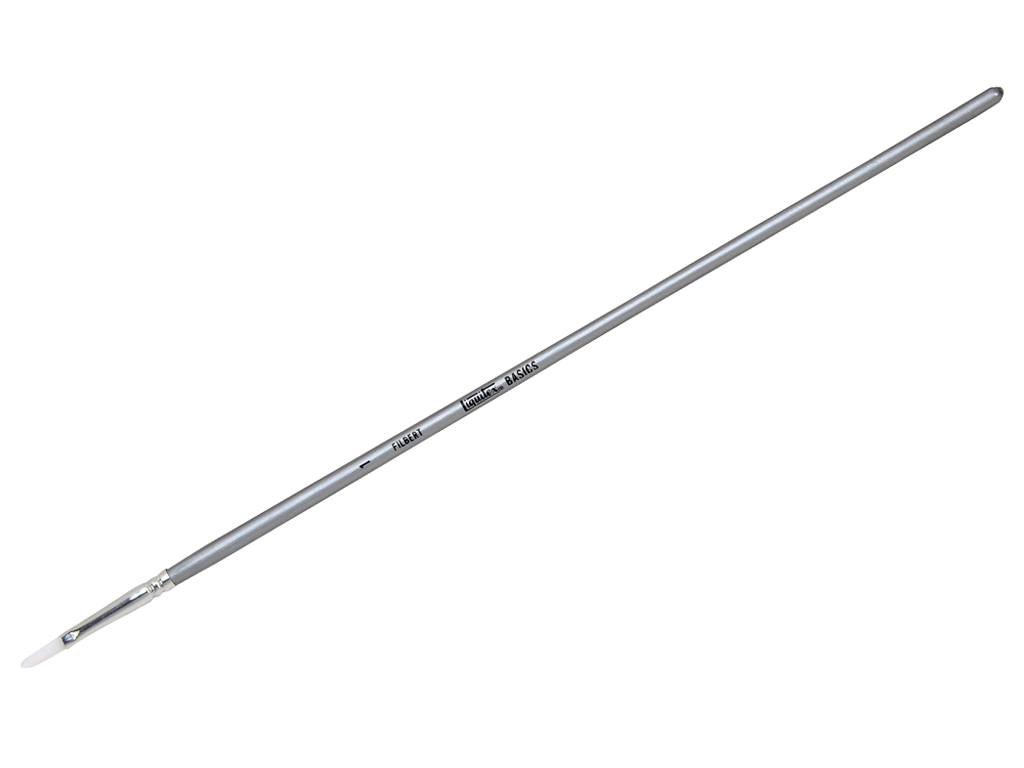 Brush Liquitex Basics synthetic filbert 01 long handle