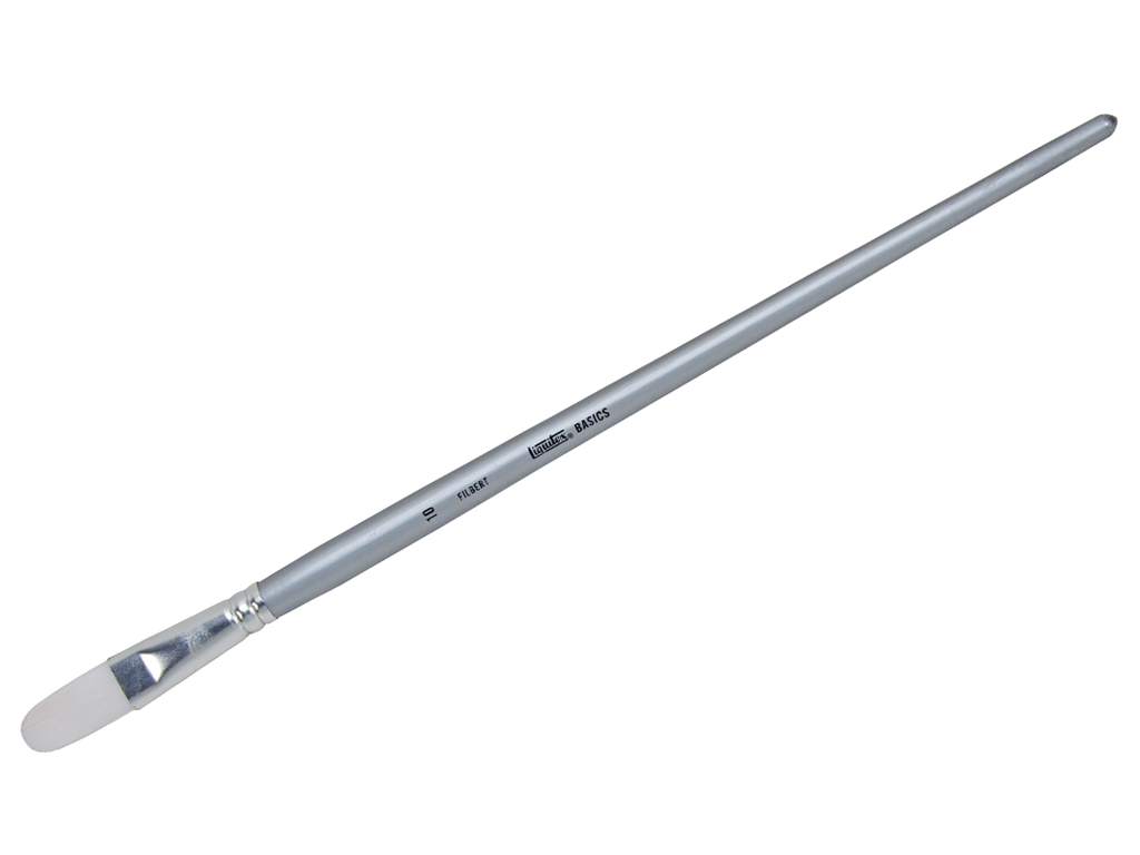 Brush Liquitex Basics synthetic filbert 10 long handle