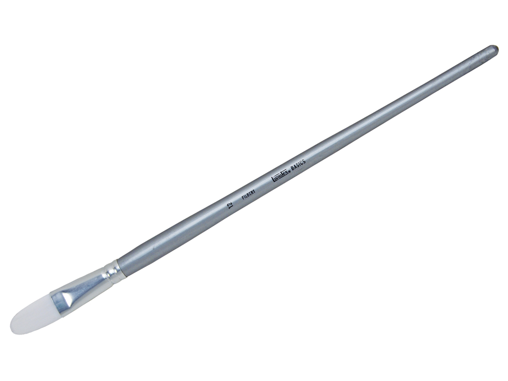 Brush Liquitex Basics synthetic filbert 12 long handle