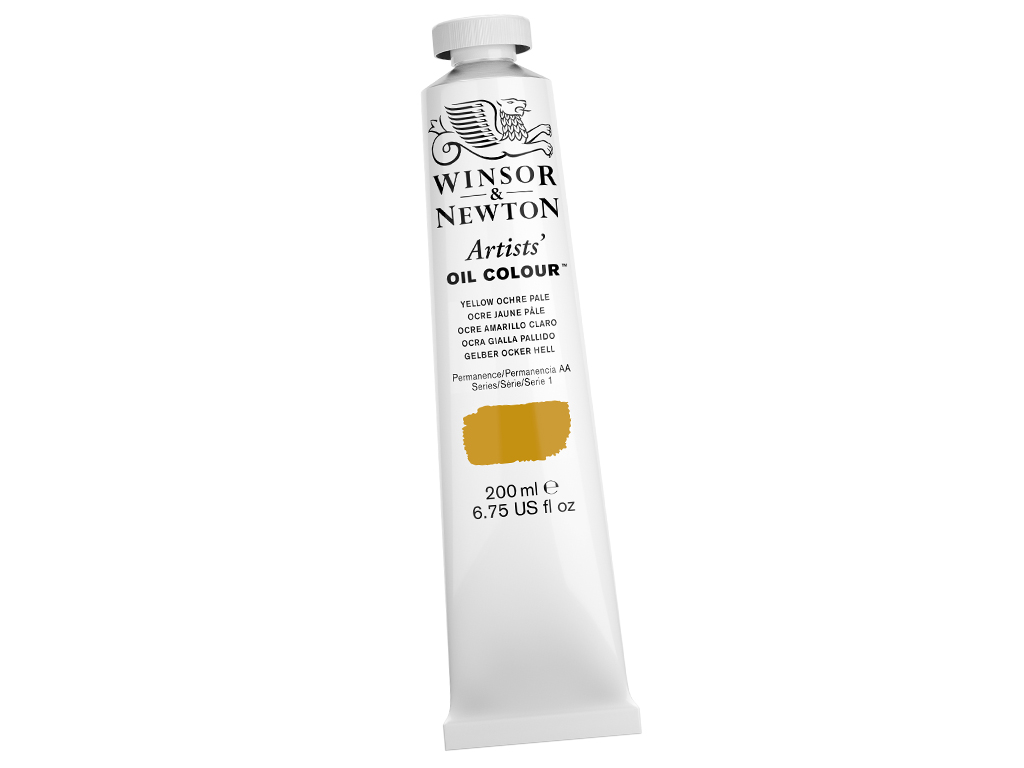 Artists Oil Colour W&N 200ml 746 yellow ochre pale