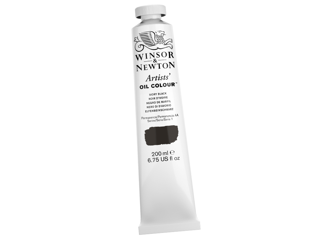 Artists Oil Colour W&N 200ml 331 ivory black