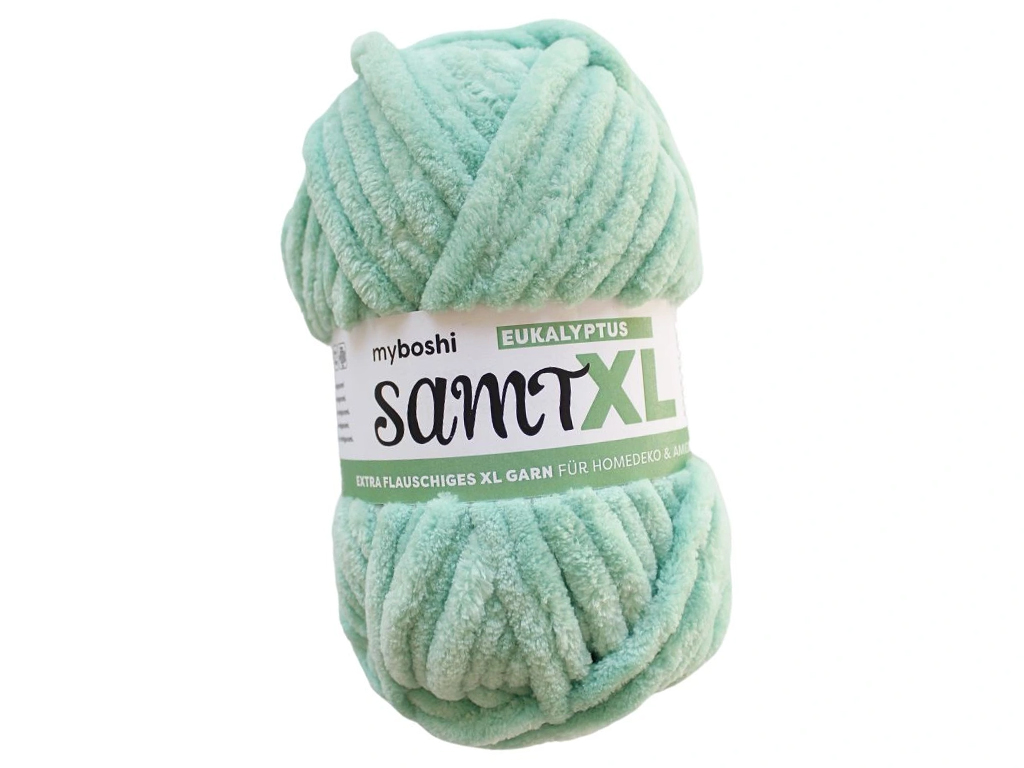 Siulai MyBoshi Samt XL 100% poliesteri 100g/40m eukalyptus