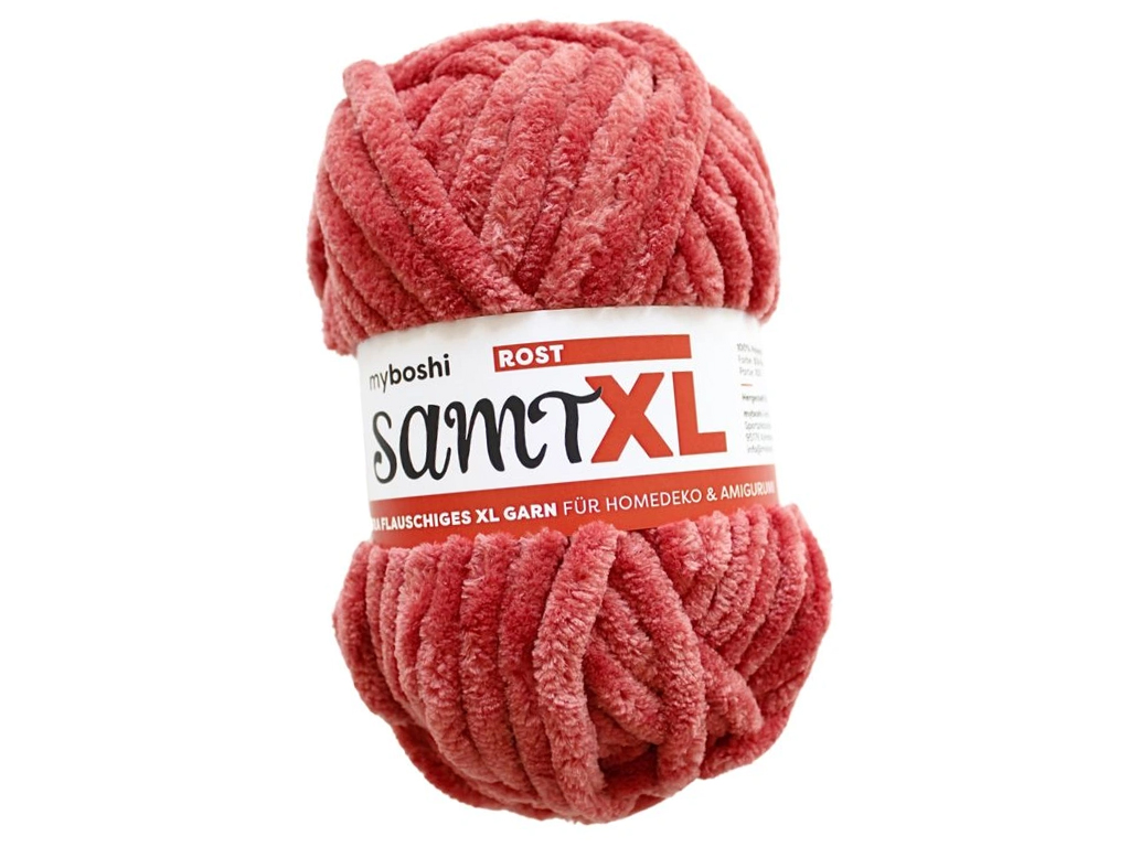 Siulai MyBoshi Samt XL 100% poliesteri 100g/40m rust