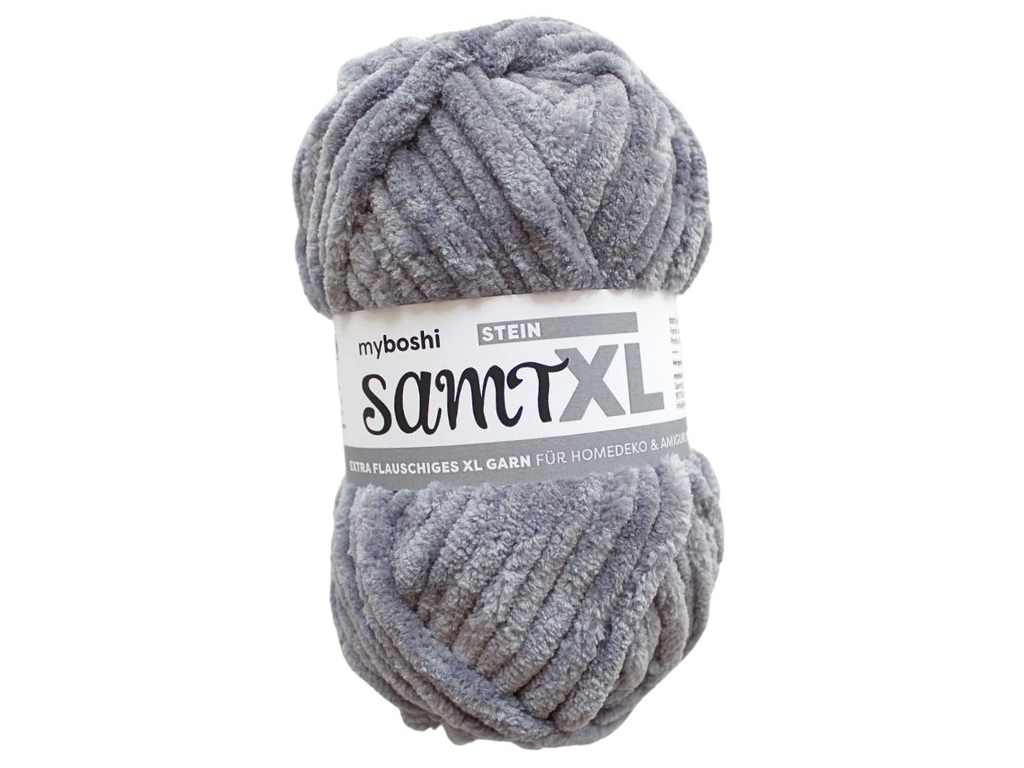 Siulai MyBoshi Samt XL 100% poliesteri 100g/40m stone