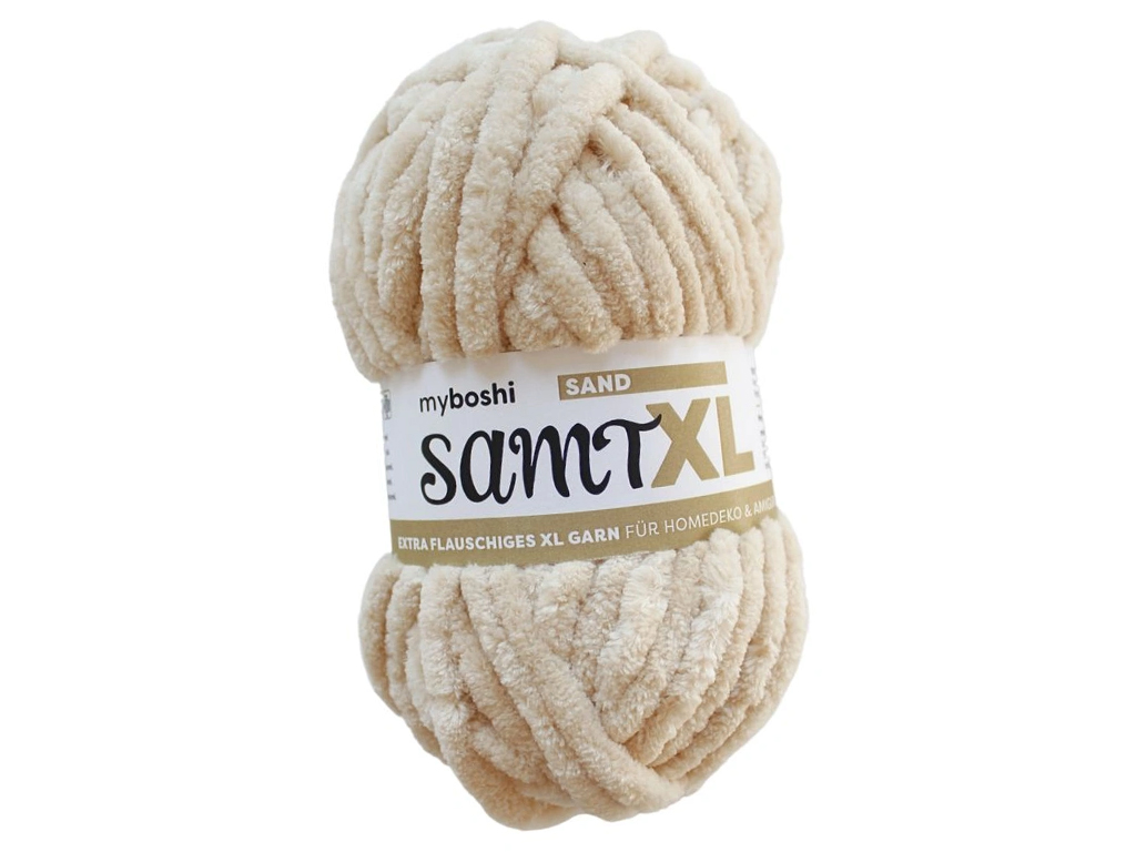 Siulai MyBoshi Samt XL 100% poliesteri 100g/40m sand