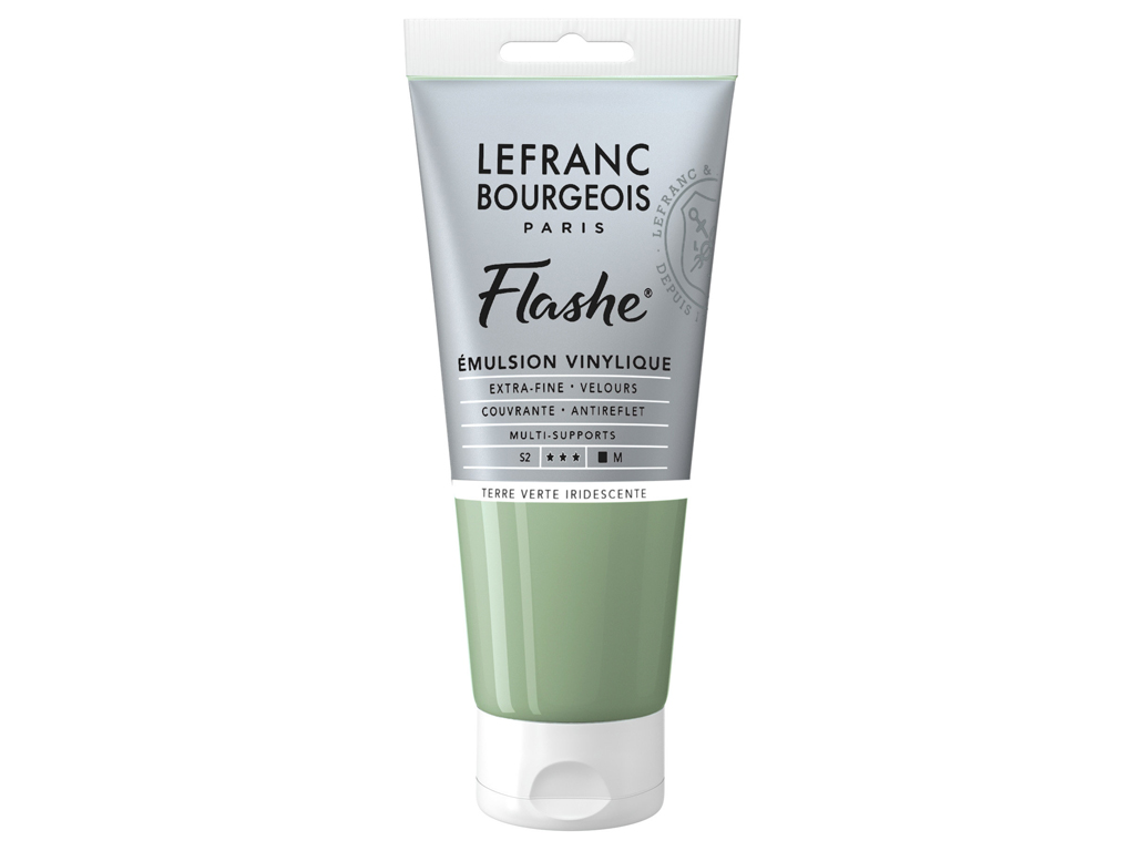 Akrüül-vinüülvärv LB Flashe 80ml 841 green earth iridescent