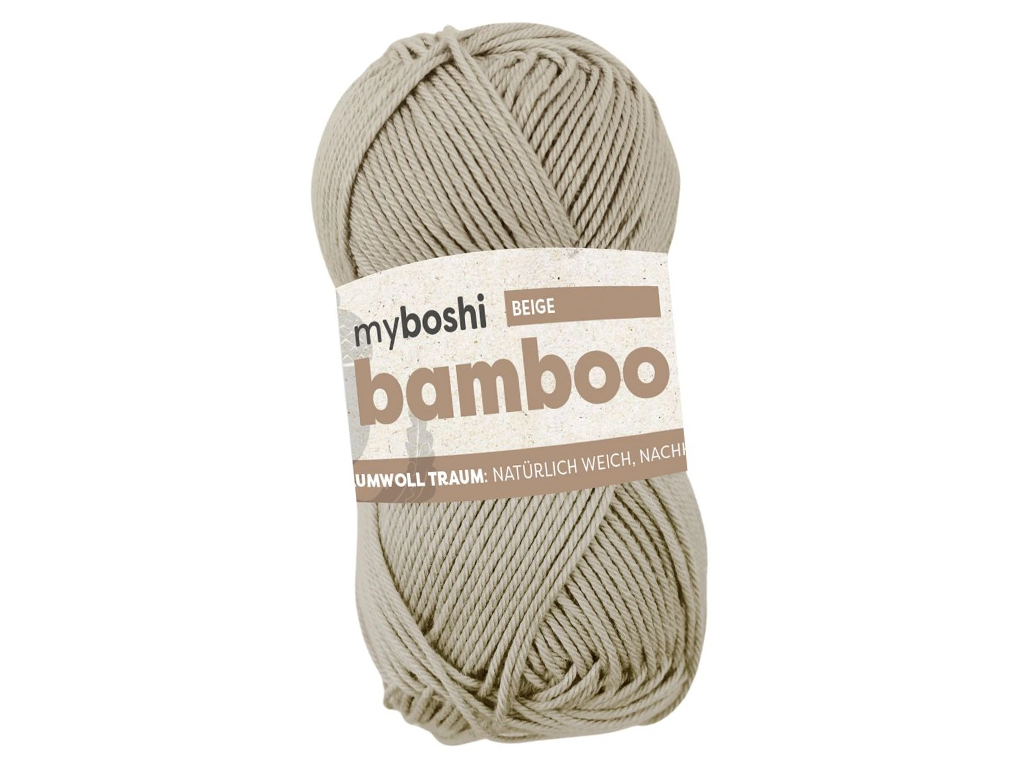 Siulai Myboshi Bamboo 60% viskozė/40% medvilnė 50g/125m beige
