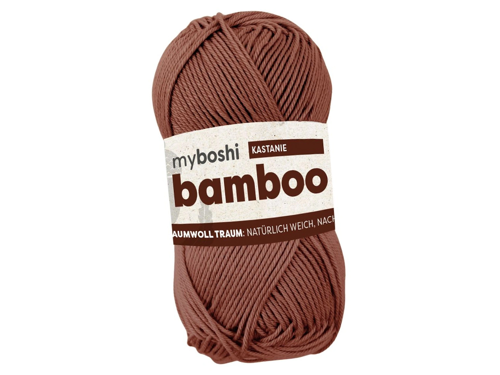Siulai Myboshi Bamboo 60% viskozė/40% medvilnė 50g/125m chestnut