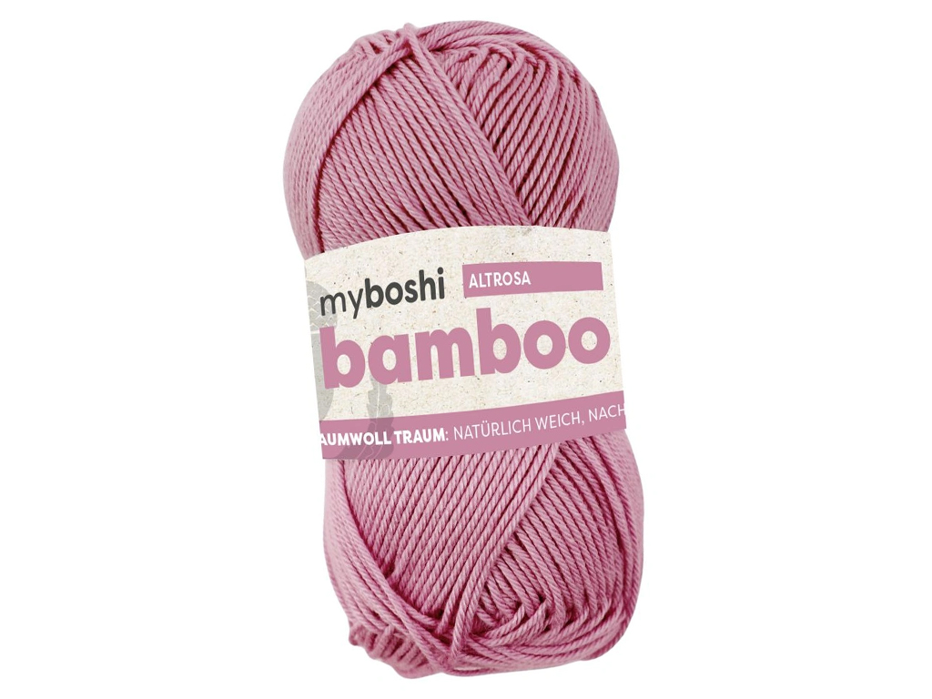 Siulai Myboshi Bamboo 60% viskozė/40% medvilnė 50g/125m antique pink