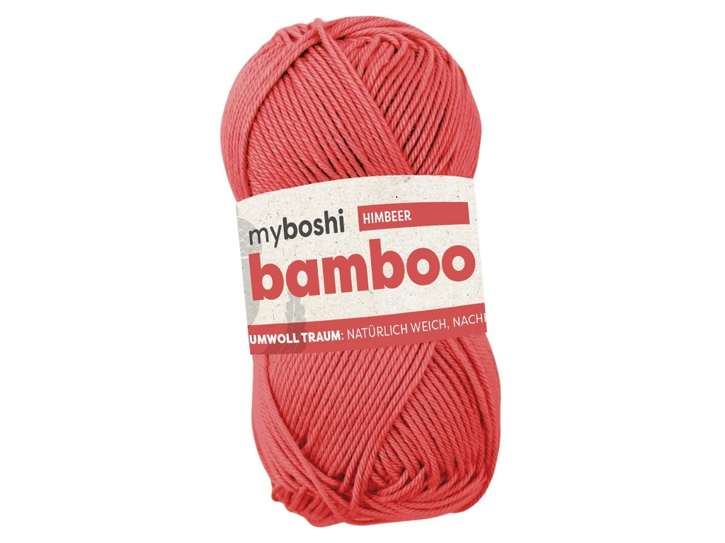 Siulai Myboshi Bamboo 60% viskozė/40% medvilnė 50g/125m raspberry