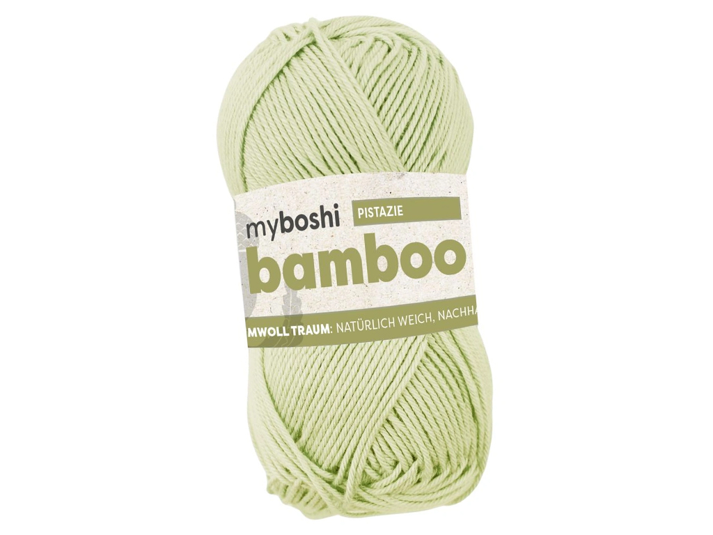 Siulai Myboshi Bamboo 60% viskozė/40% medvilnė 50g/125m pistachio