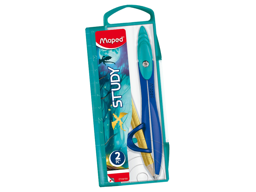 Compass Maped Study Dragon universal holder 2-piece case